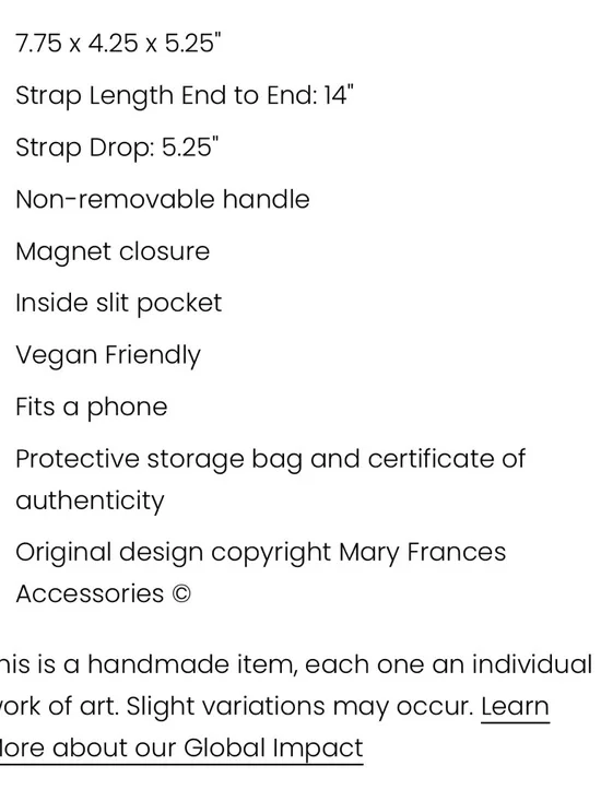 Mary Frances Black Beaded NYC Skyline Box Bag with Yellow Taxi and Red Apple - Picture 2 of 3